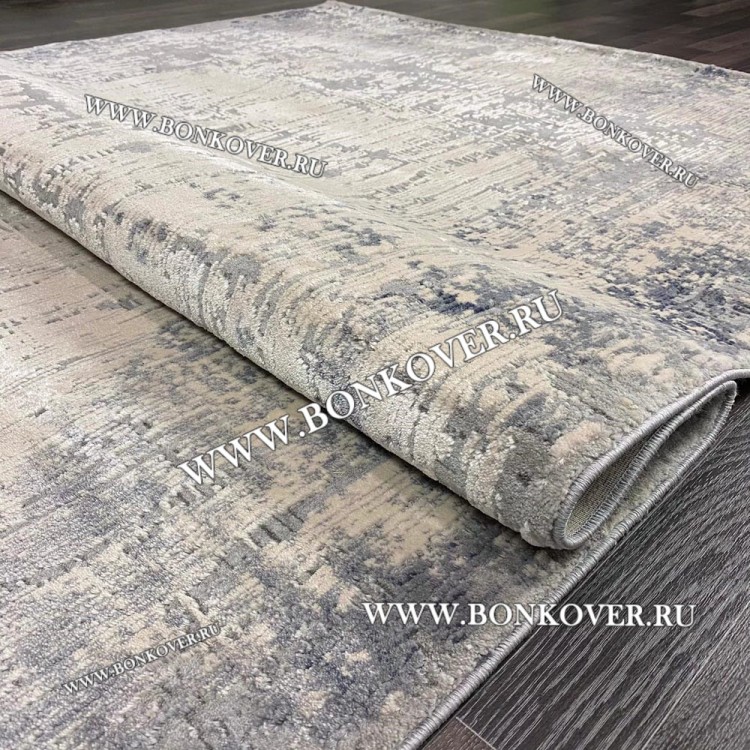 Абстрактный Турецкий Ковер Grey Beige 07