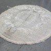 Белый Круглый Ковер Для Гостиной Медальон Дизайн 30533