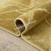 Геометрический Коротковорсный Ковер Желтый Дизайн 28428