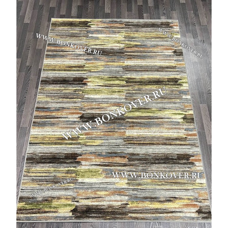 Бельгийский ковер из артшелка дизайн 151 Разноцветный