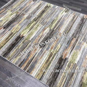 Бельгийский ковер из артшелка дизайн 151 Разноцветный