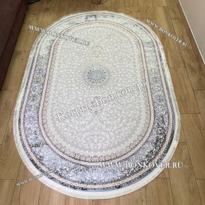 Персидский Ковер Для Гостиной Дизайн 29690 New NN Овал